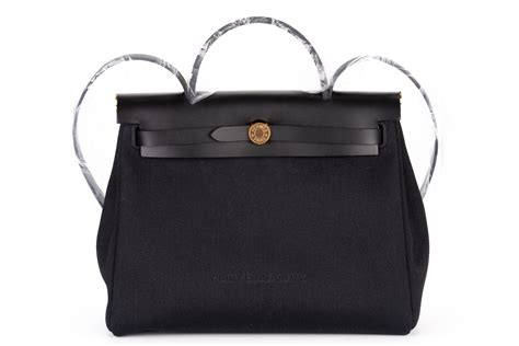 hermes herbag 31 black gold